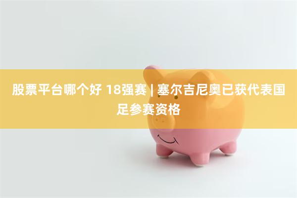 股票平台哪个好 18强赛 | 塞尔吉尼奥已获代表国足参赛资格